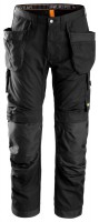 Snickers 6201 AllroundWork, Work Trousers Holster Pockets Black 35\" Leg x 31\" Waist £99.95